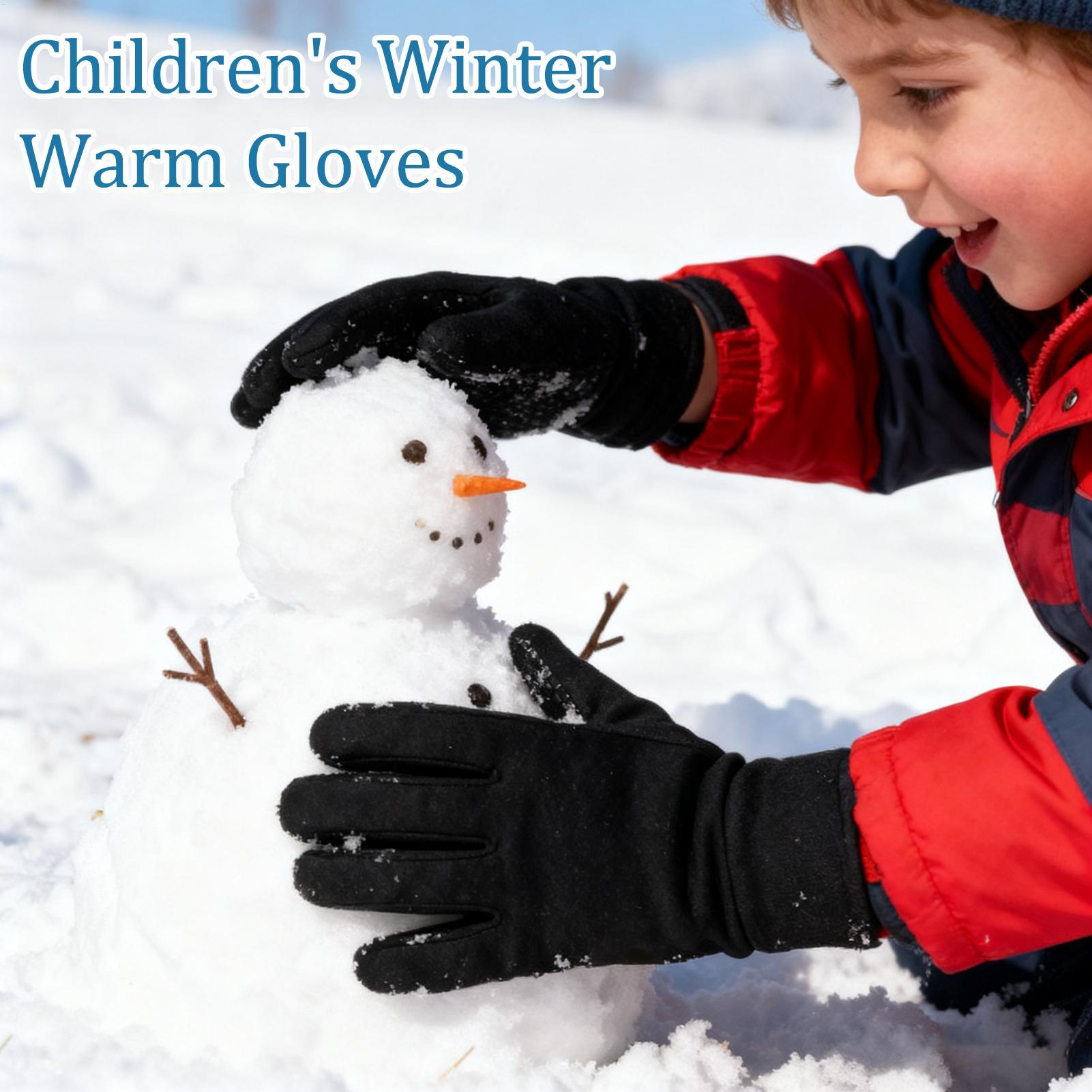 Winter Glove Insulated - 어린이를위한 겨울 장갑 터치 스크린 따뜻한