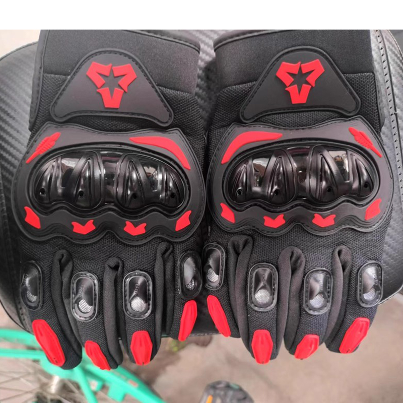 Motorcycle Glove Knuckle - 터치 풀핑거 오토바이 레이싱 장비 장갑