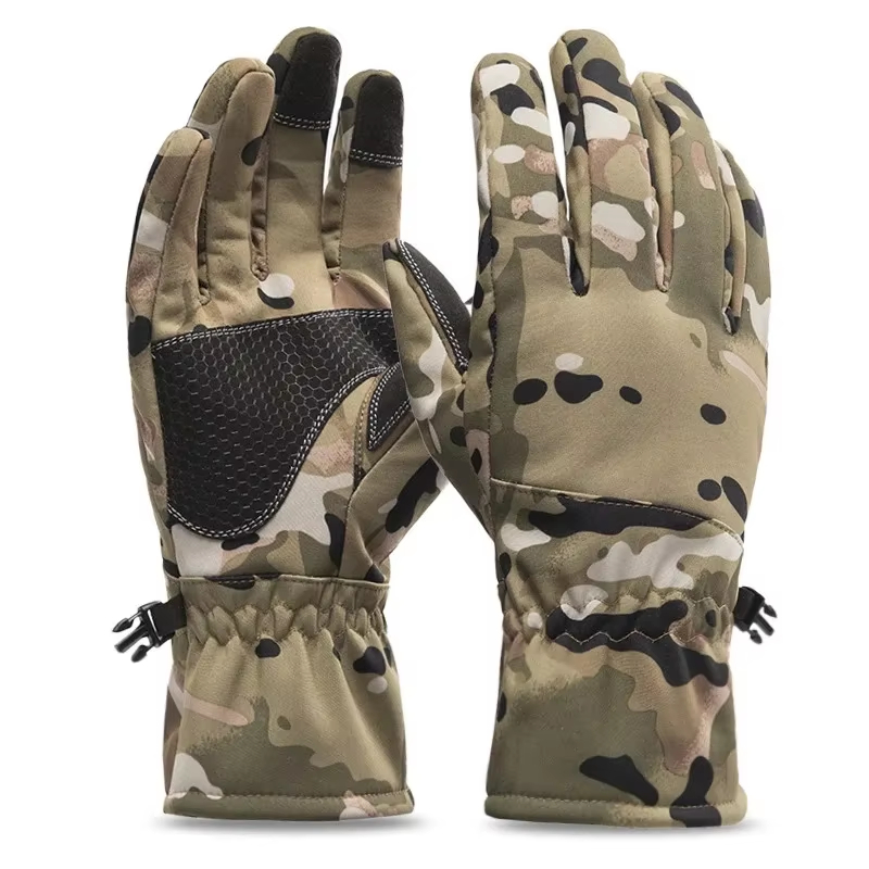 Ski Glove Waterproof - 전술 아웃도어 위장 사냥 방한 논슬립