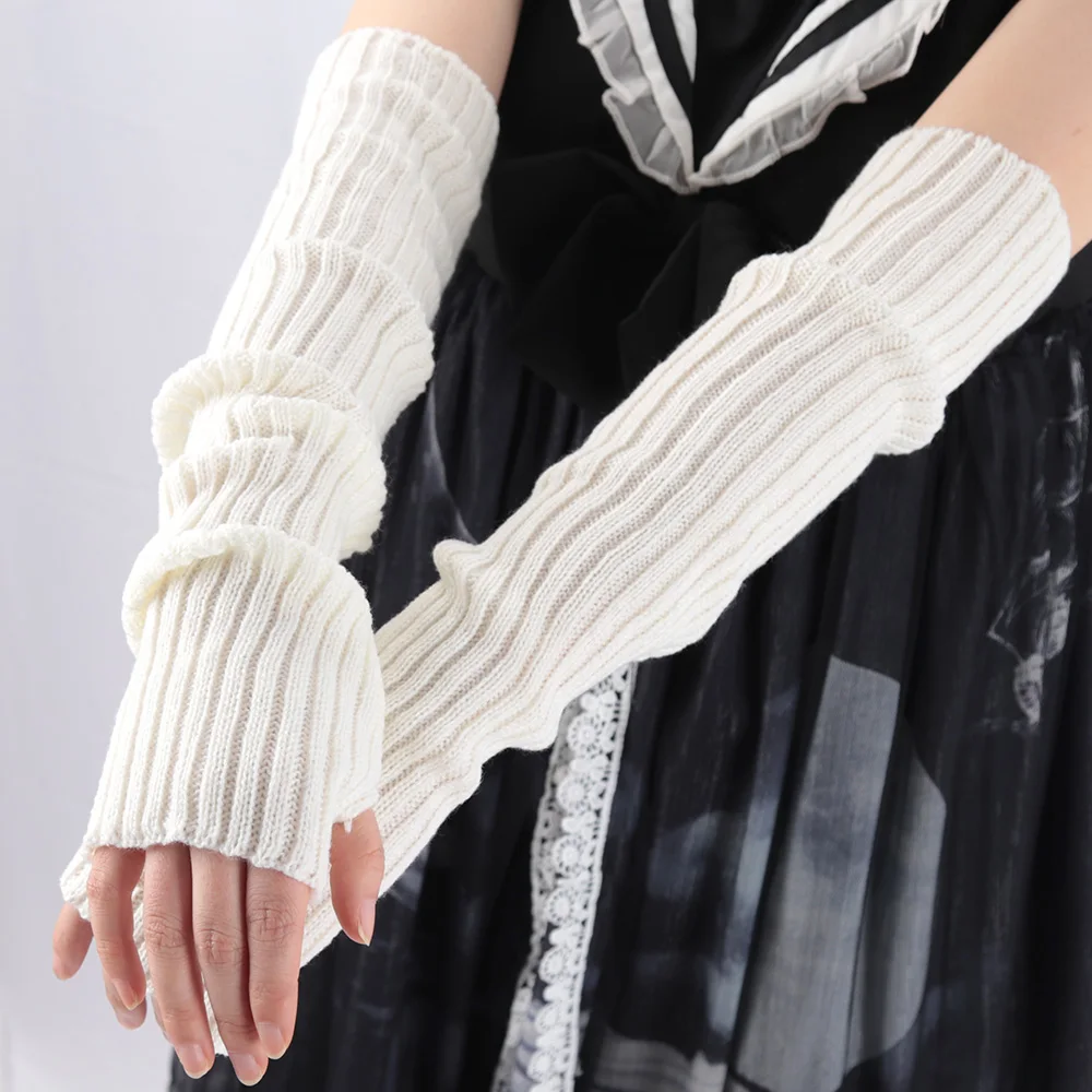 Fingerless Glove Knit - 2025 신상 52cm 여성 니트 암
