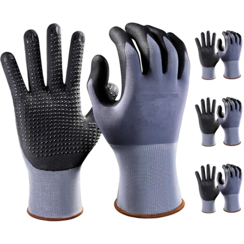 Nitrile Mechanic Glove - 마이크로 폼 안전 작업 장갑 나일론