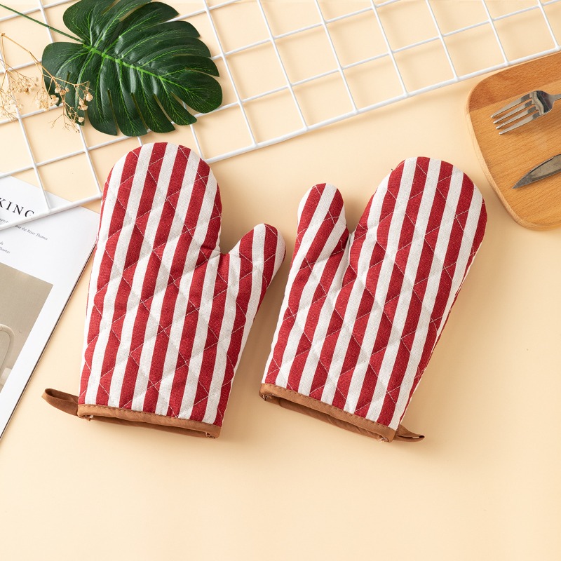 Oven Mitt Silicone - 2개 두꺼운 오븐 장갑 가정용 주방