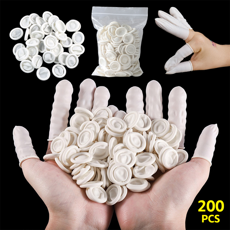 Latex Disposable Glove - 일회용 라텍스 고무 손가락 침대, 손가락