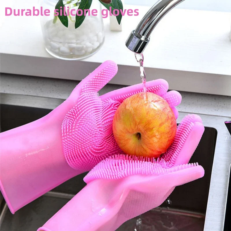 Dish Glove Rubber - 가정용 고무장갑 미끄럼 방지 주방 청소