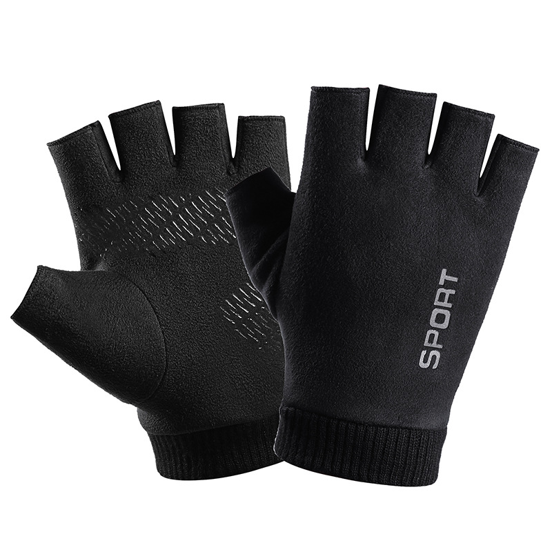 Leather Driving Glove - 남성 겨울 스웨이드 가죽 플러시 두꺼운