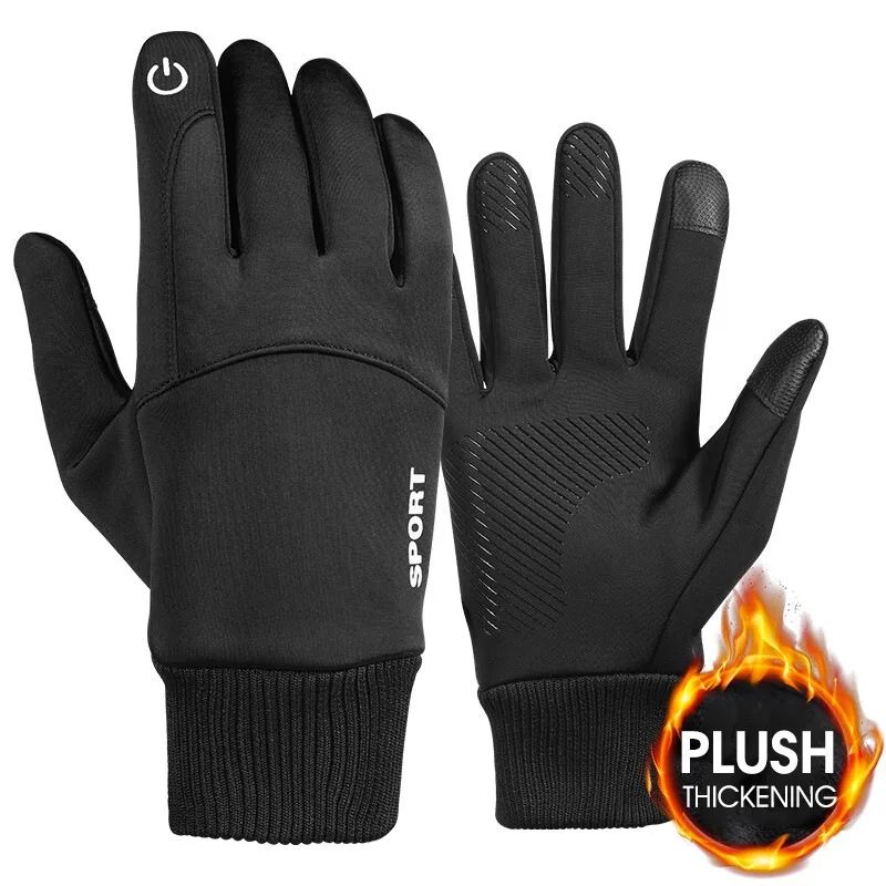Ski Glove Waterproof - 오토바이 장갑 겨울용 따뜻한 풀핑거 장갑