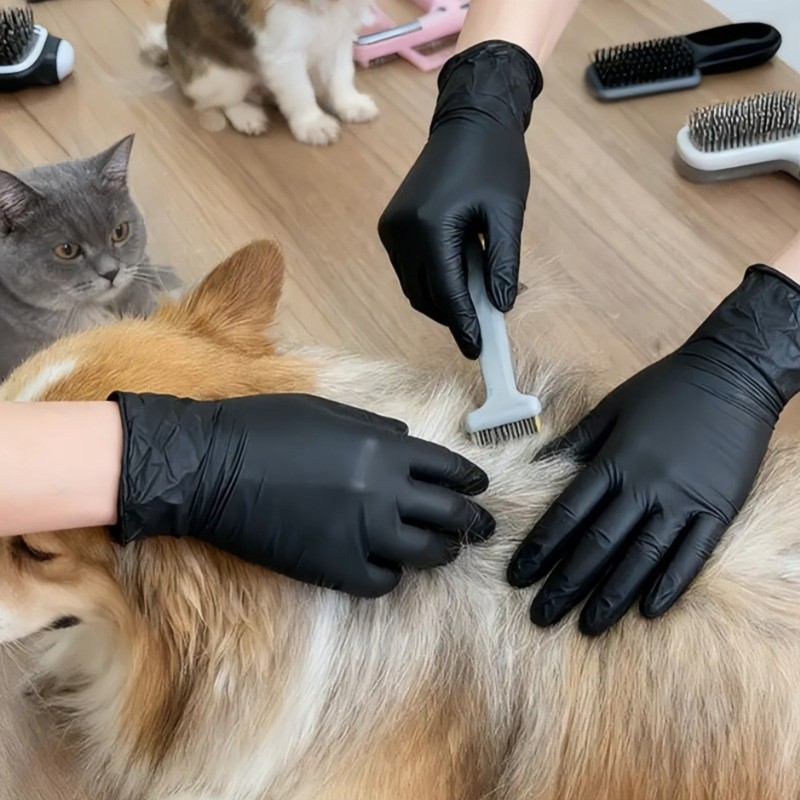 Nitrile Mechanic Glove - 50개입 식품 등급 일회용 니트릴 장갑,