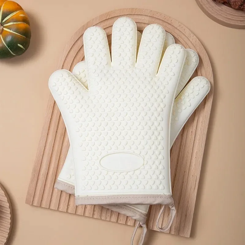 Oven Mitt Silicone - 1개 방열 손 커버, 단열 두꺼운