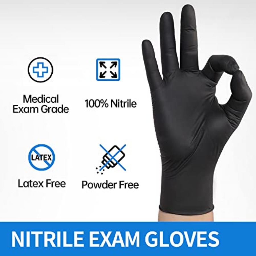 의료용 블랙 니트릴 검진용 장갑 - 라텍스 프리 및 파 - Exam Glove Nitrile 리뷰 및 가격