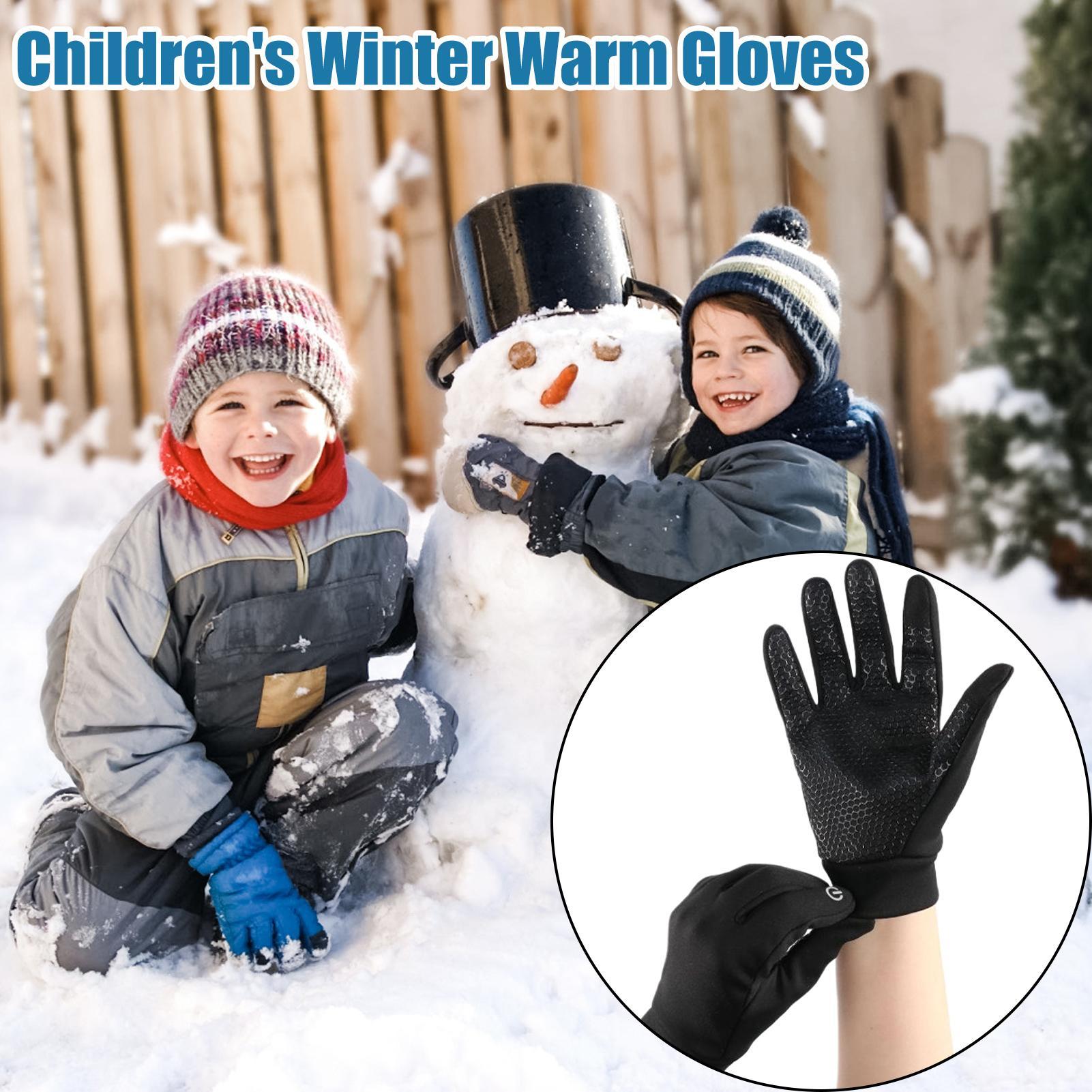 어린이를위한 겨울 장갑 터치 스크린 절연 장갑 어린이  - Winter Glove Insulated 리뷰 및 가격