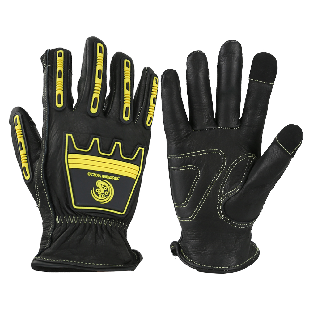 Olson Deepak 충격 가죽 작업 장갑, 겨울 블 - Work Glove Impact 리뷰 및 가격