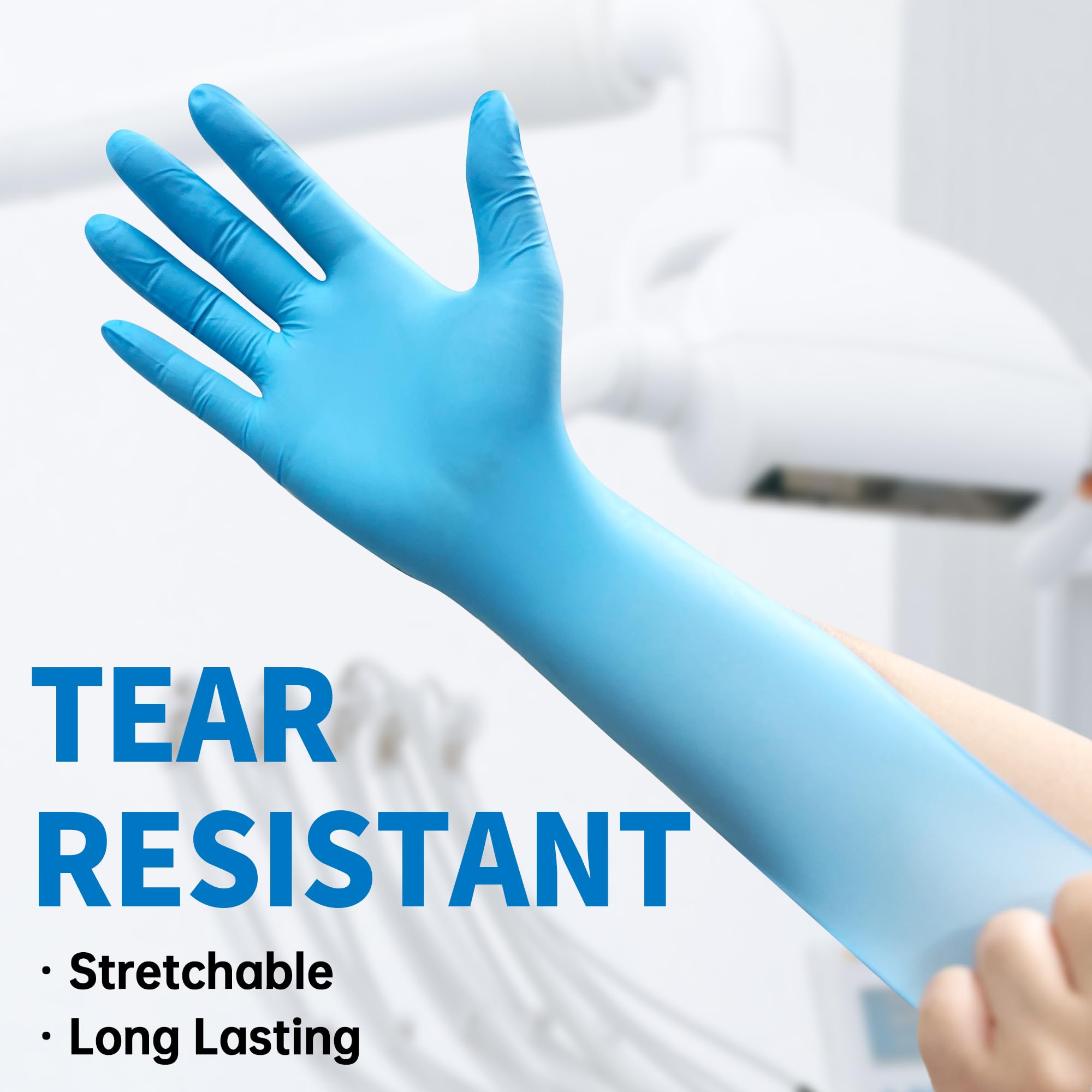 파란색 니트릴 일회용 검진 장갑, 4.5mil 100개 - Exam Glove Nitrile 리뷰 및 가격