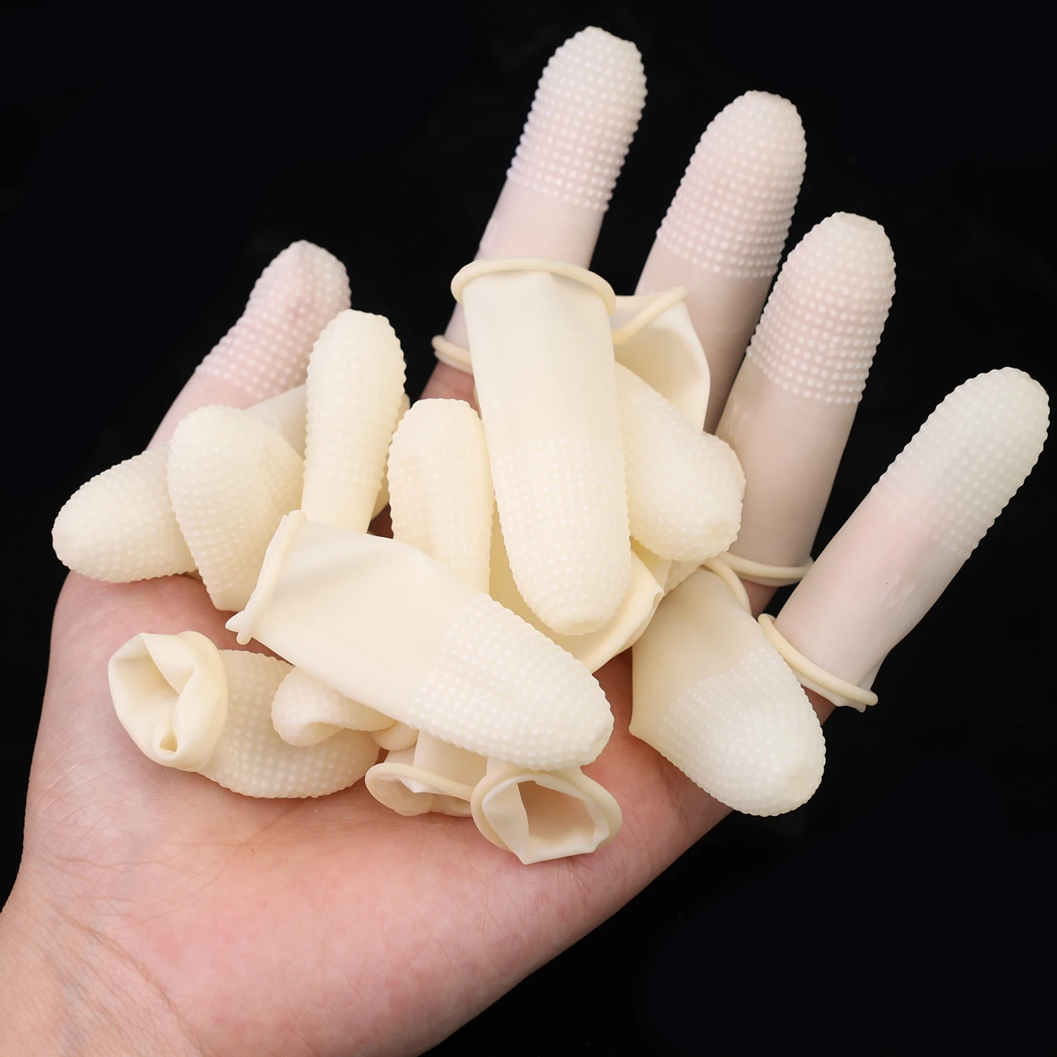 50-200pc 미끄럼 방지 손가락 커버 일회용 서리로 - Rubber Glove Cleaning 리뷰 및 가격