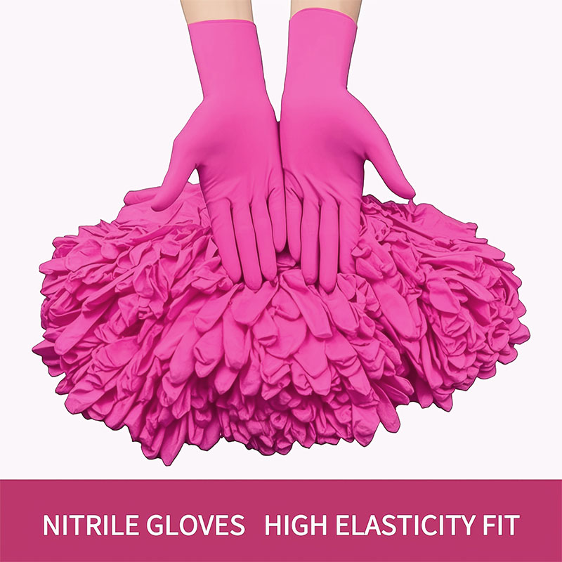 10-100PCS 핑크 니트릴 일회용 장갑, 청소부,  - Nitrile Mechanic Glove 리뷰 및 가격