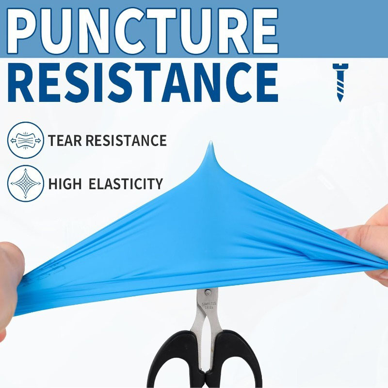 100PCS 블루 니트릴 일회용 장갑 라텍스 프리 안전 - Latex Disposable Glove 리뷰 및 가격