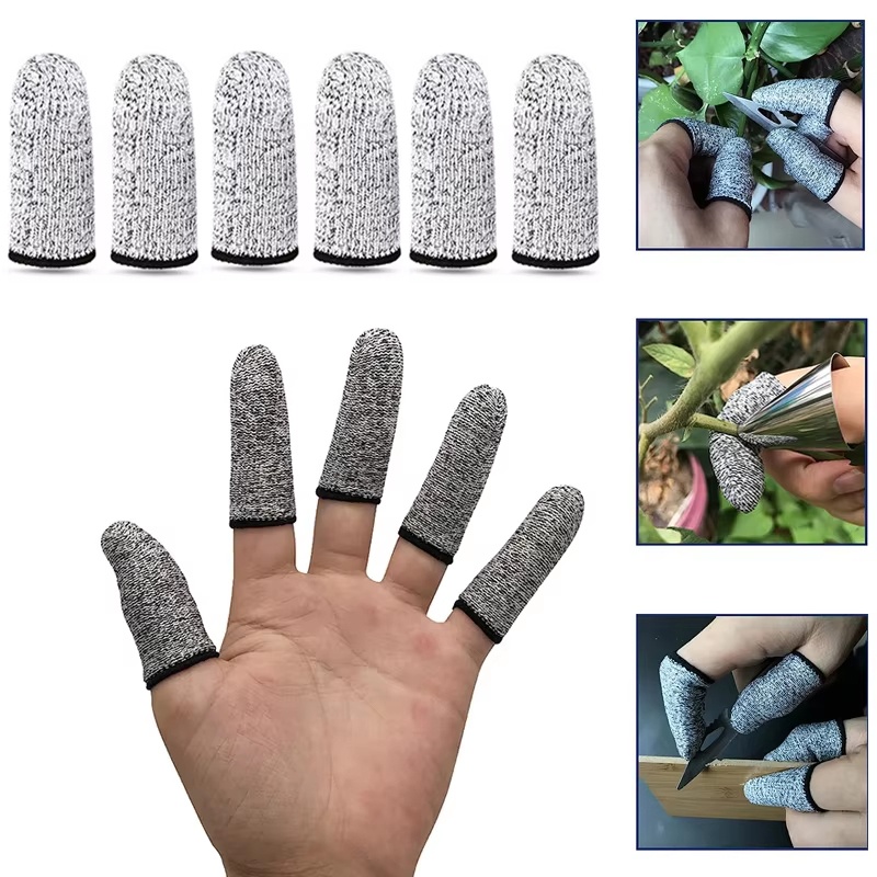 5단계 고성능 절단 방지 섬유 5쌍 손가락 보호대 엄지 - Cut Resistant Glove 리뷰 및 가격