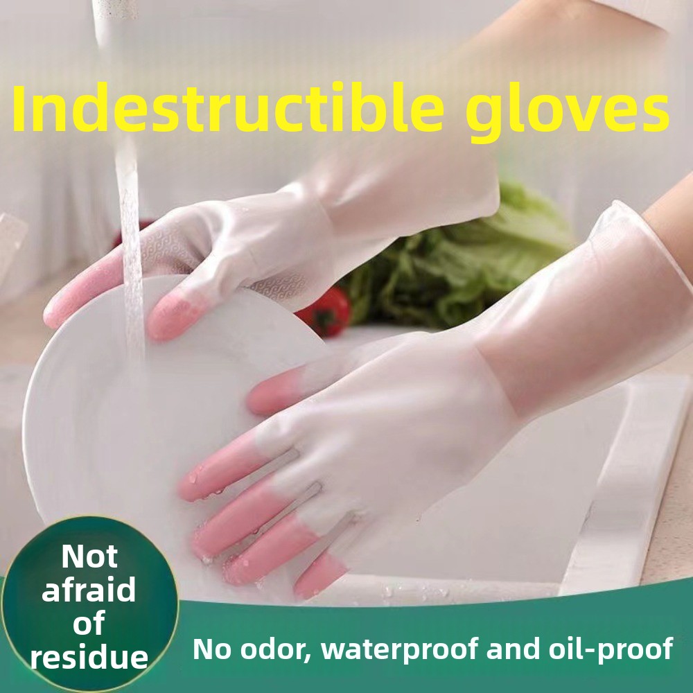 내구성이 뛰어난 두꺼운 라텍스 청소용 장갑, 주방 설거 - Rubber Glove Cleaning 리뷰 및 가격