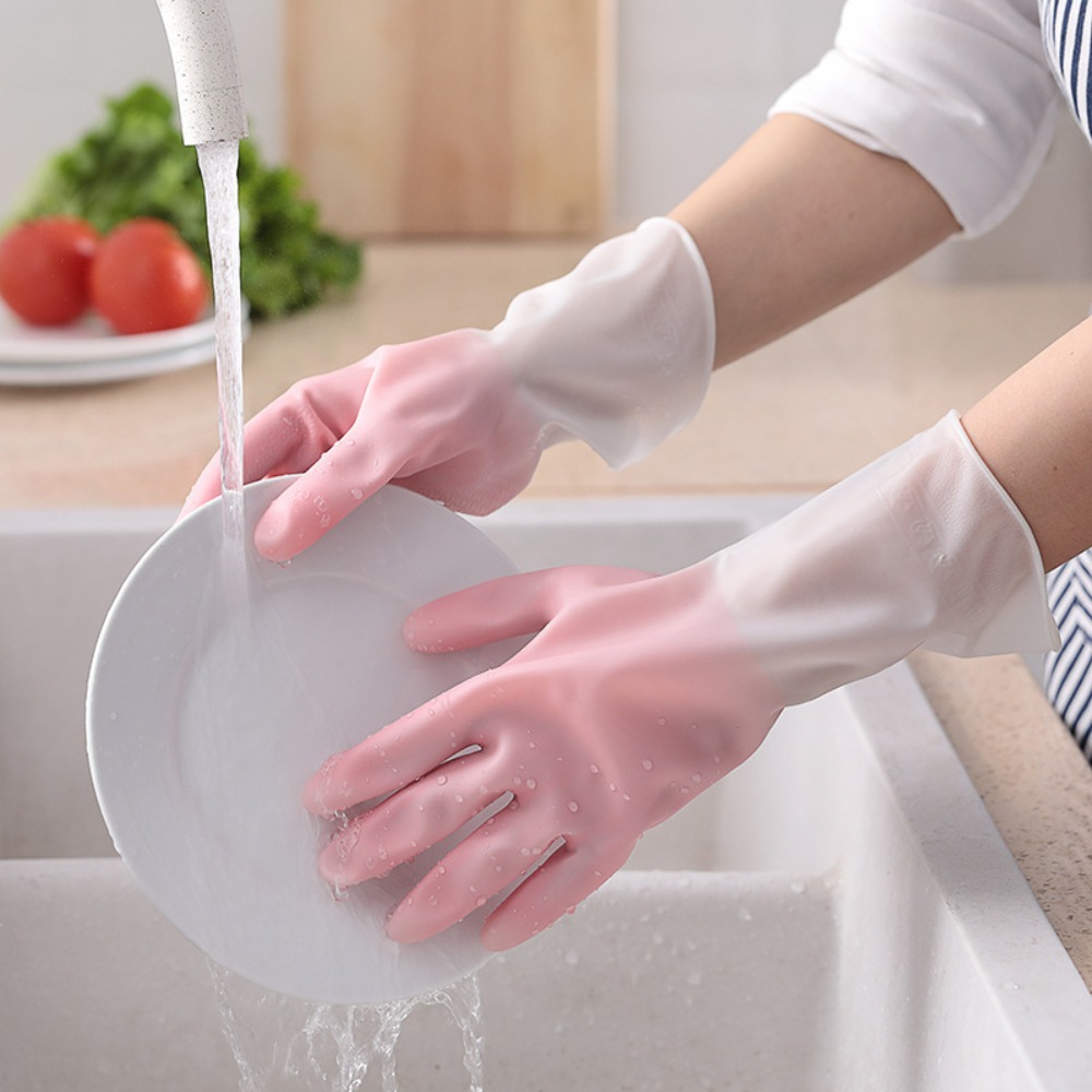 내구성이 뛰어난 두꺼운 라텍스 청소용 장갑, 주방 설거 - Rubber Glove Cleaning 리뷰 및 가격