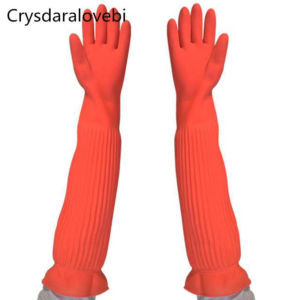 45/55cm 방수 가정용 장갑 따뜻한 식기 세척 장갑 - Rubber Glove Cleaning 리뷰 및 가격
