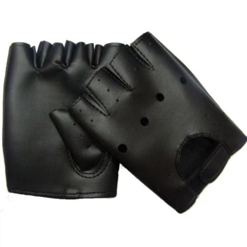 남성 유니섹스 인조 가죽 반 손가락 장갑 연극 펑크 힙 - Leather Driving Glove 리뷰 및 가격