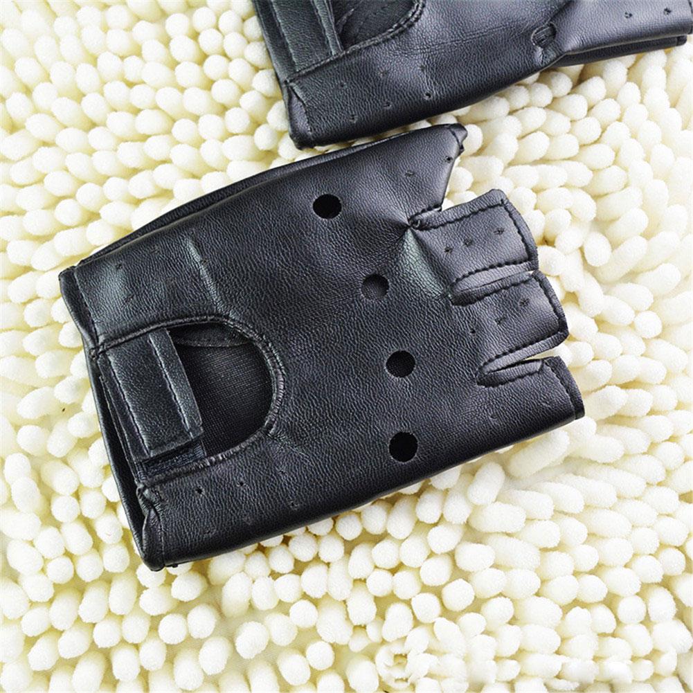 유니섹스 반손가락 장갑 연극용 펑크 힙합 운전용 오토바 - Leather Driving Glove 리뷰 및 가격
