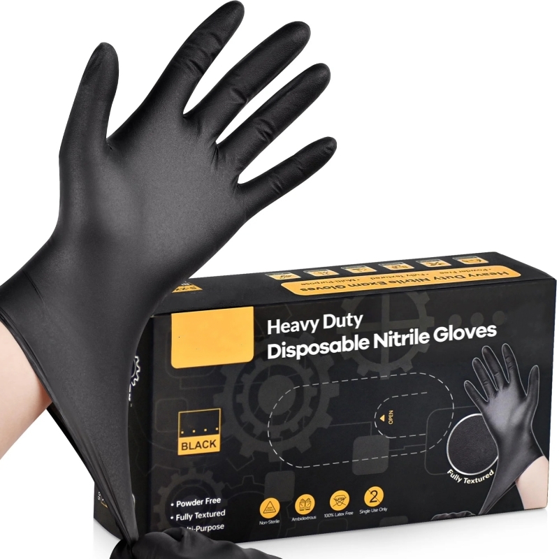 20PCS 검은 일회용 니트릴 장갑 4Mil 라텍스 및 - Latex Disposable Glove 리뷰 및 가격