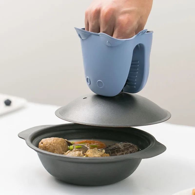 두꺼운 고온 저항 오븐 장갑 및 만화 하마 실리콘 핸드 - Oven Mitt Silicone 리뷰 및 가격