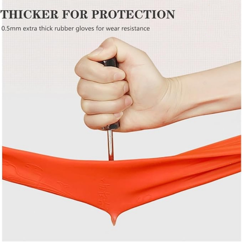 45CM 초장형 고무 청소 장갑 미끄럼 방지 재사용 가 - Dish Glove Rubber 리뷰 및 가격