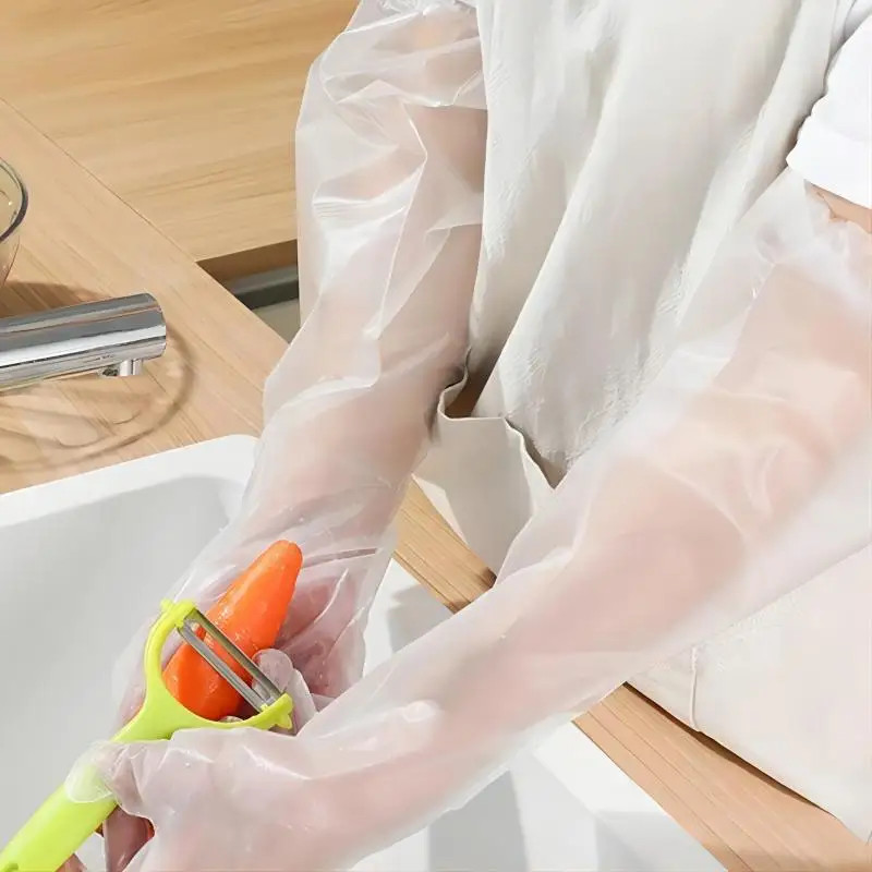 30PCS 일회용 팔 보호 장갑 주방 가정용 청소 방수 - Rubber Glove Cleaning 리뷰 및 가격