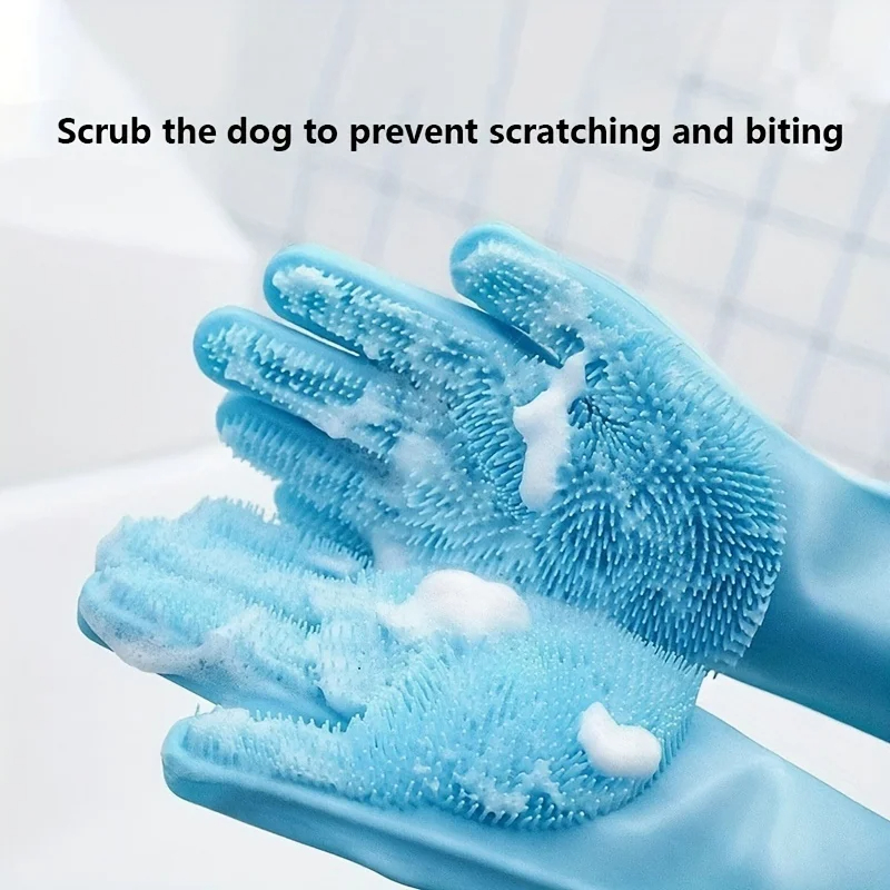 다기능 실리콘 애완동물 그루밍 장갑 헤어 리무버 브러쉬 - Rubber Glove Cleaning 리뷰 및 가격