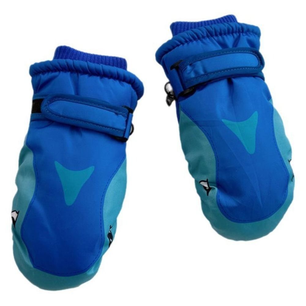 만화 어린이 스키 장갑 따뜻한 상어 패턴 스노우 보드  - Ski Glove Waterproof 리뷰 및 가격