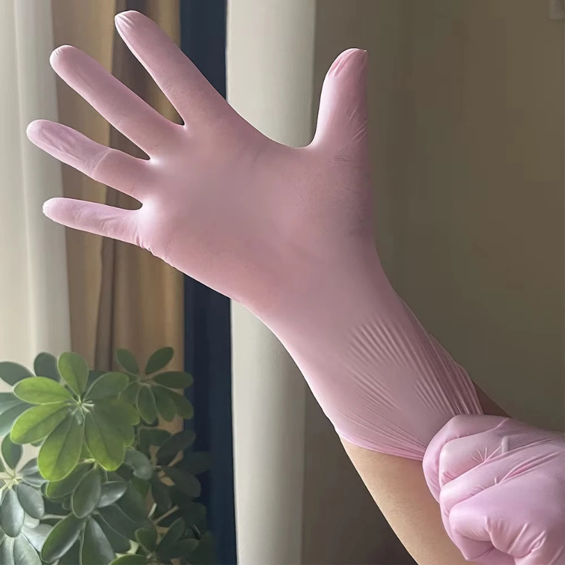 100/50/20PCS 라이트 핑크 화이트 일회용 니트 - Latex Disposable Glove 리뷰 및 가격
