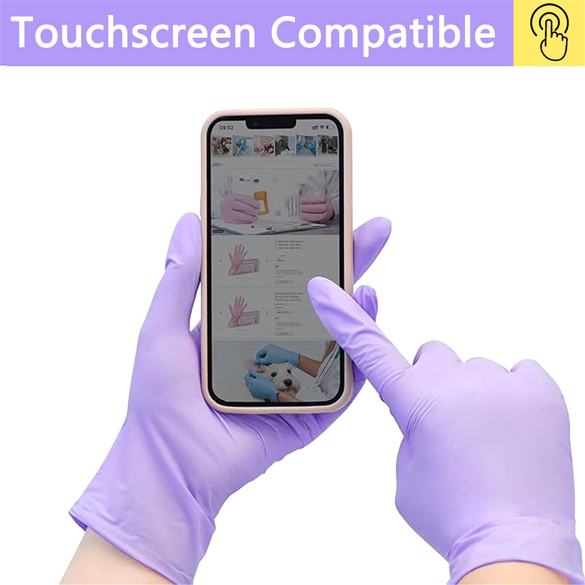 고품질 100개 니트릴 검사용 장갑 일회용 라일락 장갑 - Exam Glove Nitrile 리뷰 및 가격