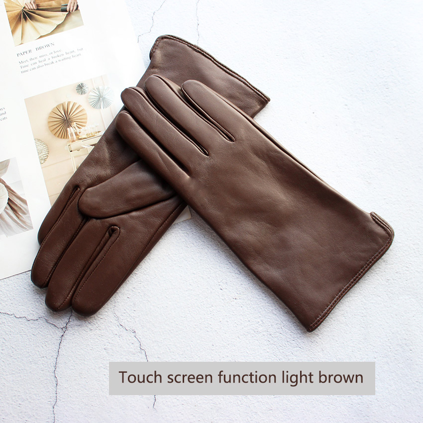 여성용 컬러 양가죽 가죽 장갑 스트레이트 스타일 플리스 - Leather Driving Glove 리뷰 및 가격