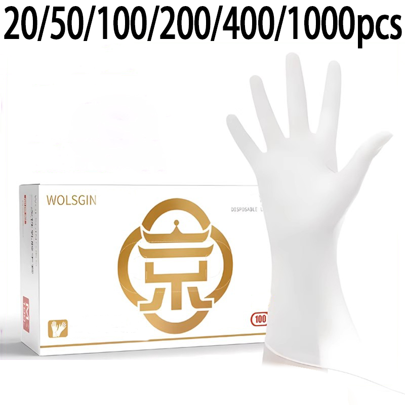 20/50/100/200/400/1000개 일회용 흰색 - Latex Disposable Glove 리뷰 및 가격