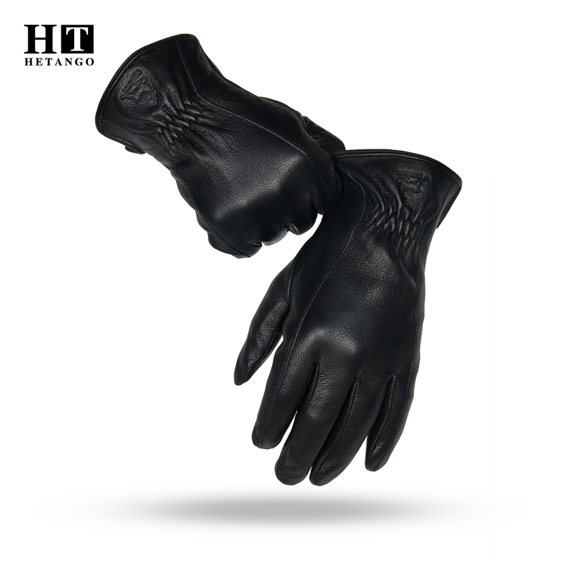    겨울 남성용 블랙 버크스킨 가죽 장갑 따뜻하고  - Wool Glove Lined 리뷰 및 가격