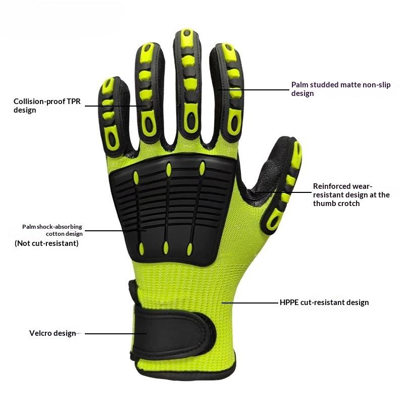 절단 방지 안전 작업 장갑, 진동 방지, 충격 방지,  - Work Glove Impact 리뷰 및 가격